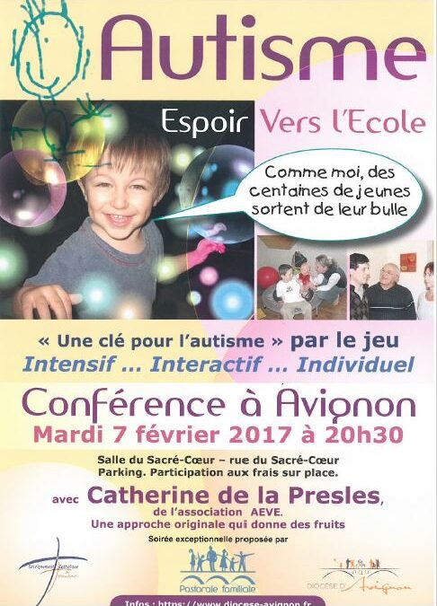 Conférence : Autisme Espoir Vers l’Ecole