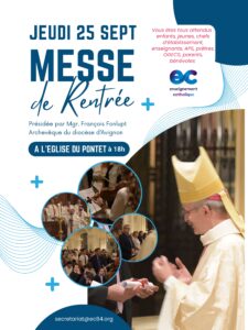 Messe de rentrée de l&rsquo;Enseignement Catholique