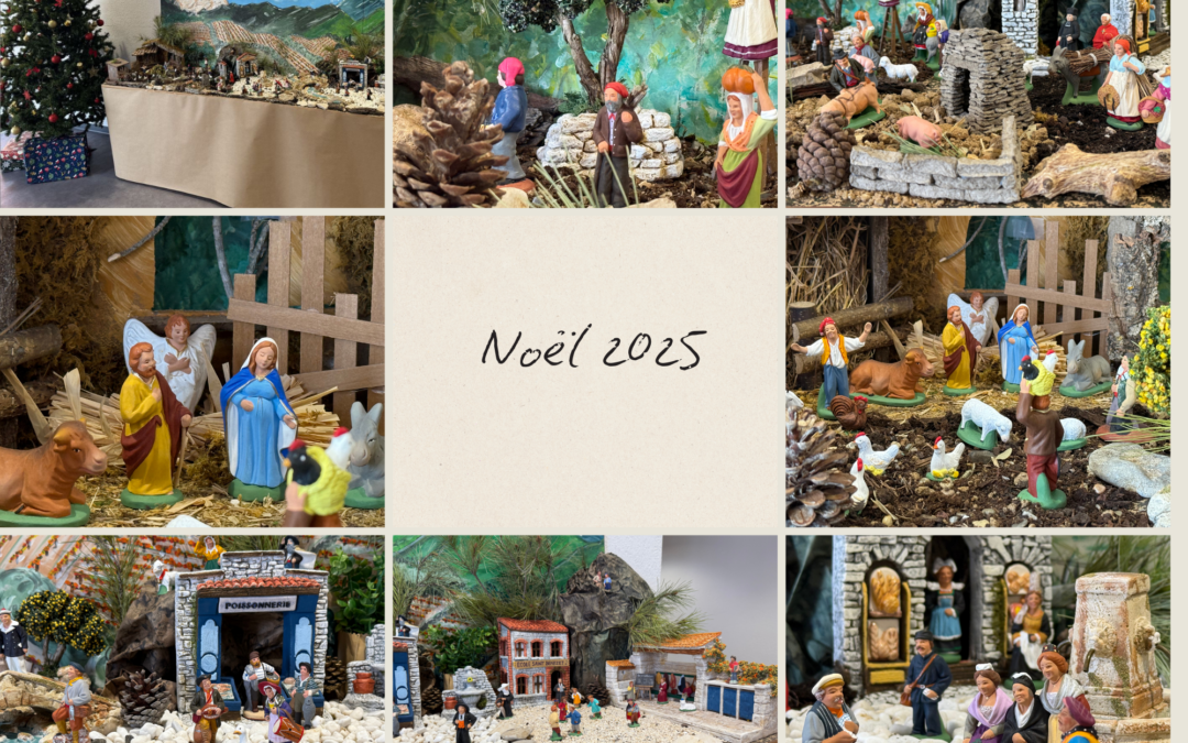 Une Crèche Provençale et un sapin de Noël à la Direction Diocésaine : Entre Tradition et Foi