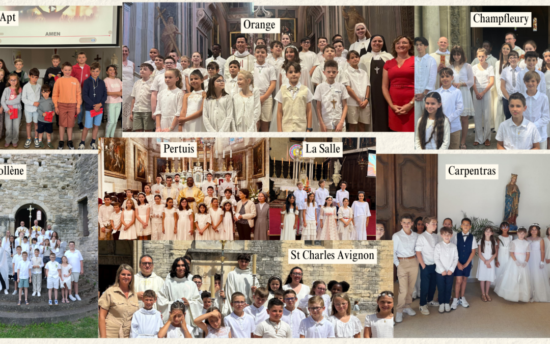 Premières Communions dans nos établissements