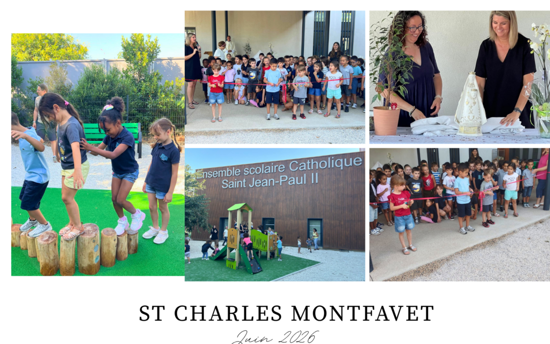 L&rsquo;école St Charles inaugure sa nouvelle cour pour les maternelles